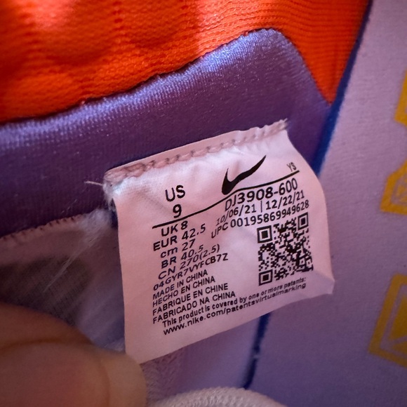 NIKE Lebron IX Regal pink multicolor NWT 9 - Picture 5 of 5